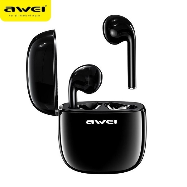  AWEI Bluetooth 5.0 T28 TWS Docking Station Negro