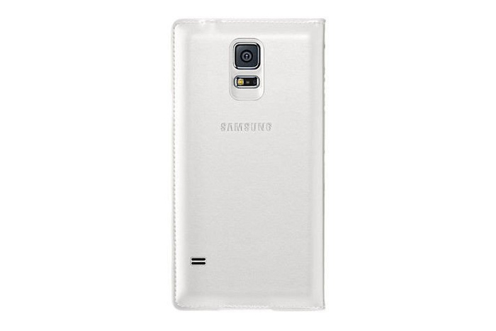 Hülle SAMSUNG Galaxy S5 Flip Case WEISS ORIGINAL