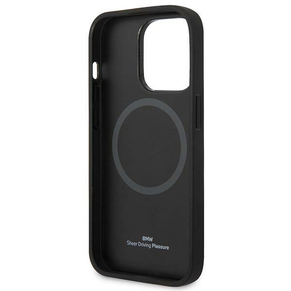 Hülle BMW BMHMP14LSLLBK iPhone 14 Pro 6.1" schwarz/schwarz hartcase Signature Logoaufdruck MagSafe