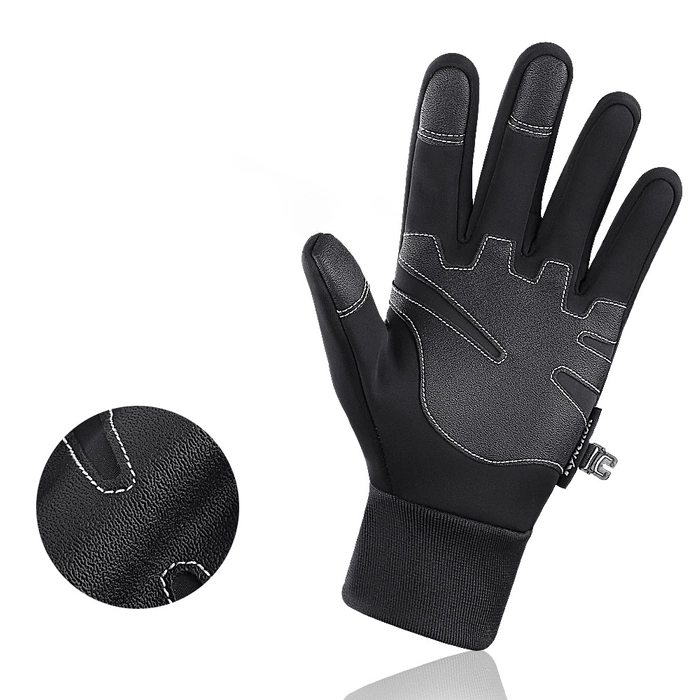 Gants de téléphone de sport isolés et antidérapants (taille S) - noirs