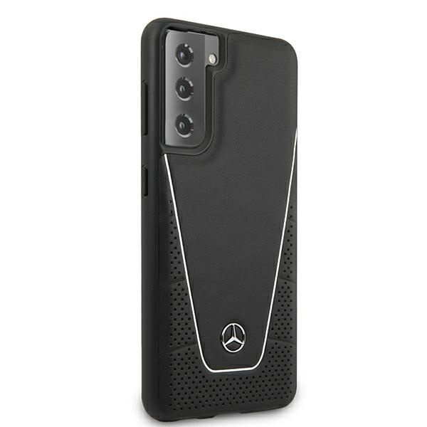  MERCEDES Samsung Galaxy S21 G991 Dynamic Line MEHCS21SCLSSI Funda rígida negra