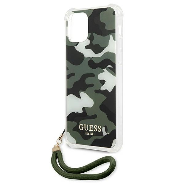 Guess Apple GUHCP12LKSARKA iPhone Hülle iPhone 12 Pro Max 6.7 "grün / khaki Hardcase Camo Collection Case