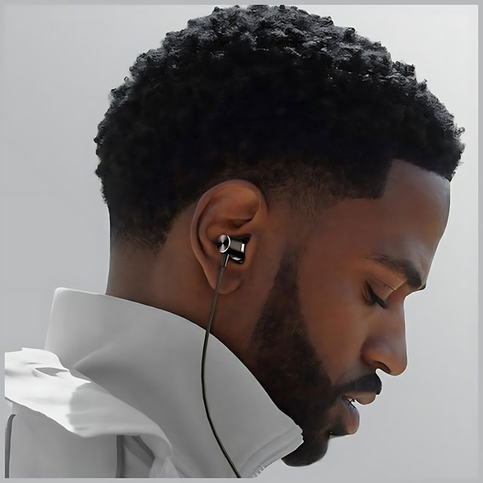 USAMS Headphones Jack 3.5mm EP-42 Set 30pcs. Black