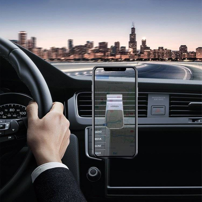 Ugreen magnetic držák větrací mřížka do auta stříbrná (LP290)