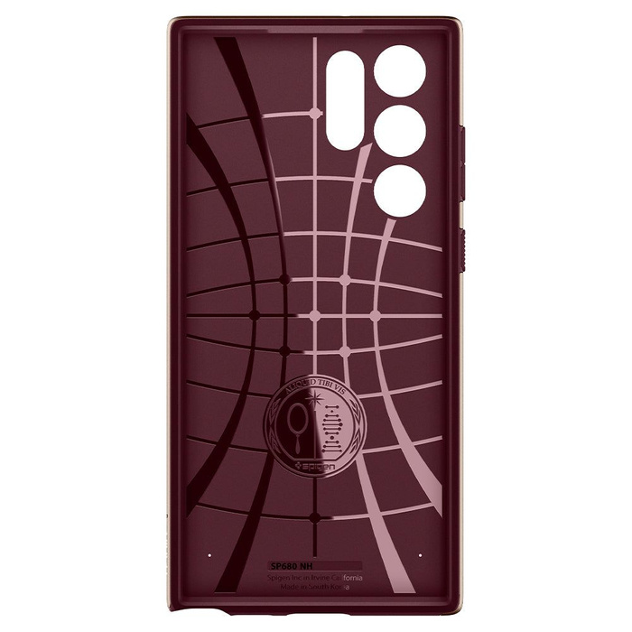 Coque Spigen Samsung Galaxy S22 Ultra Neo Hybrid Maroon Case