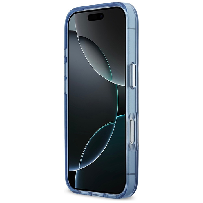 Etui Karl Lagerfeld Karl & Choupette     Back MagSafe do iPhone 17 Pro niebieski