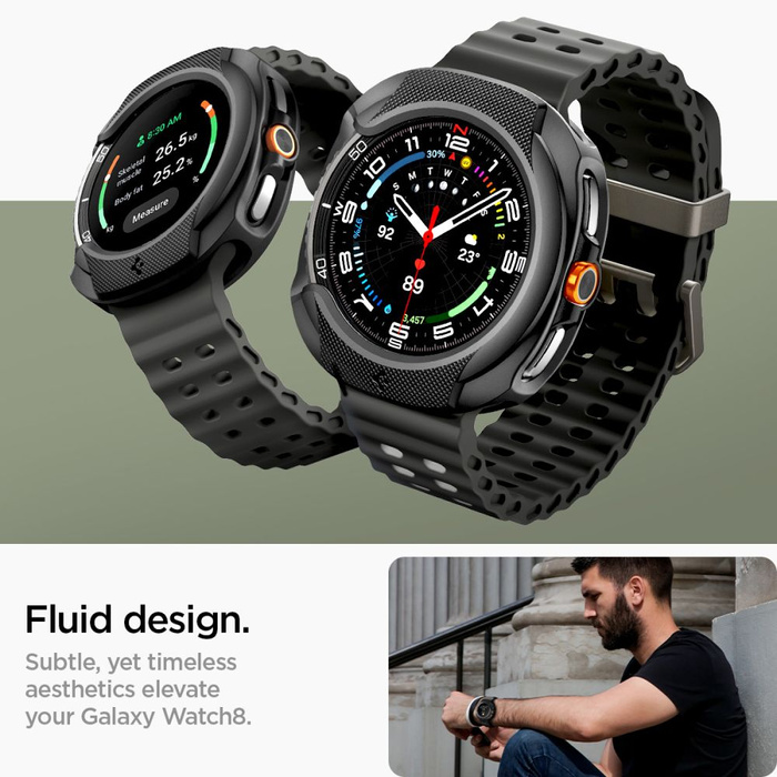 SPIGEN CASE SAMSUNG GALAXY WATCH 8 CLASSIC 46 MM LIQUID AIR MATTE BLACK