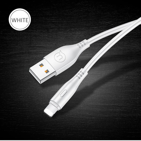 Cable USAMS Lightning 2A Fast Charge 1m White