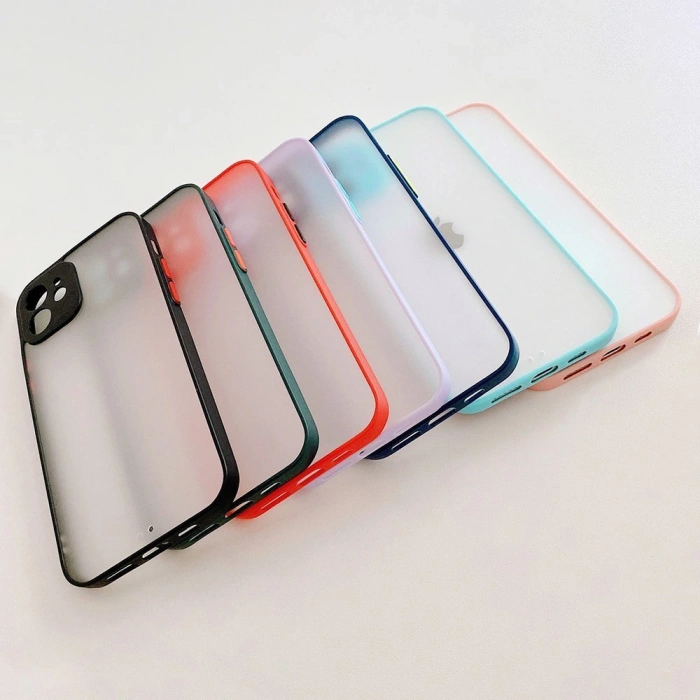 Milky Case silikonowe elastyczne półprzezroczyste etui do iPhone 12 Pro Max różowy