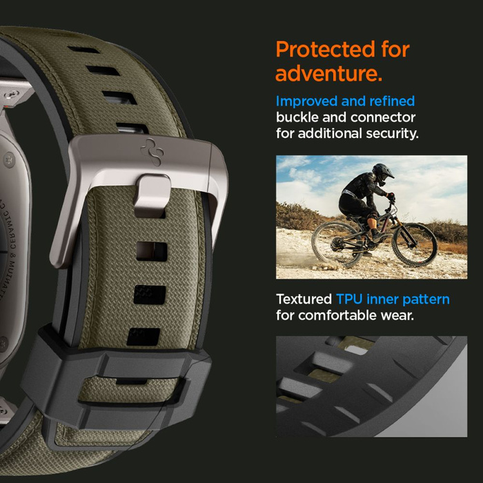 SPIGEN DURAPRO ARMOR APPLE WATCH 6 / 7 / 8 / 9 / 10 / SE / ULTRA 1 / 2 (44 / 45 / 46 / 49 MM) MILITÄRGRÜN