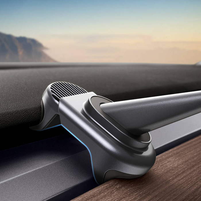 Elektrodržák do auta se solárním panelem pro Tesla Model 3 / Y Baseus T-Space - černý