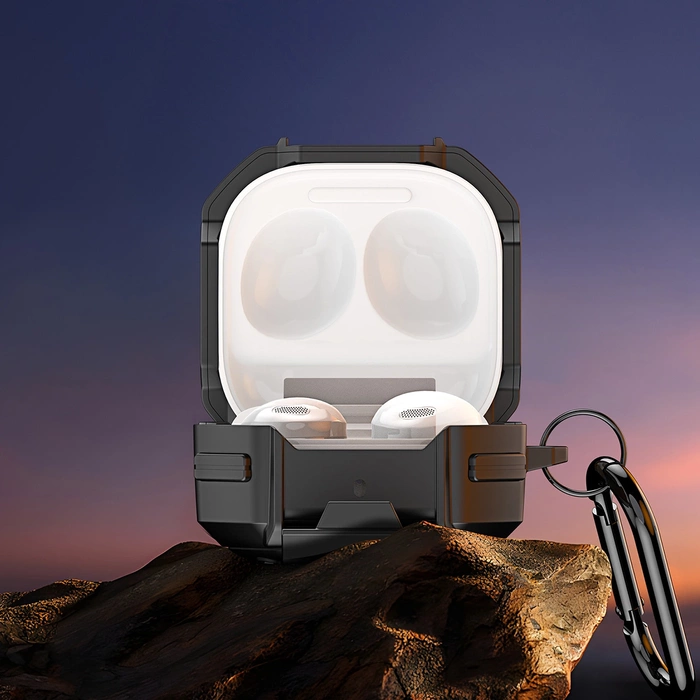 Dux Ducis SECG pouzdro pro Samsung Galaxy Buds Live / Buds Pro / Buds 2 / Buds 2 Pro - černé