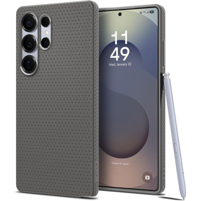 Spigen Liquid Air GALAXY S25 ULTRA MARMOR GRAU