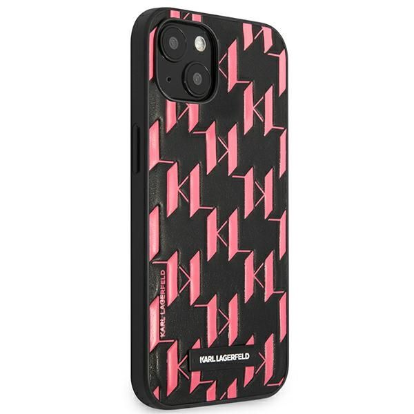 Karl Lagerfeld KLHCP13MMNMP1P iPhone 13 6,1" hartcase rosa/rosa Monogramm-Plakette