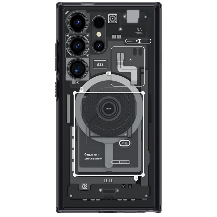 Coque Spigen Ultra Hybrid Onetap Ring MagSafe Samsung Galaxy S24 Ultra Zero One Case