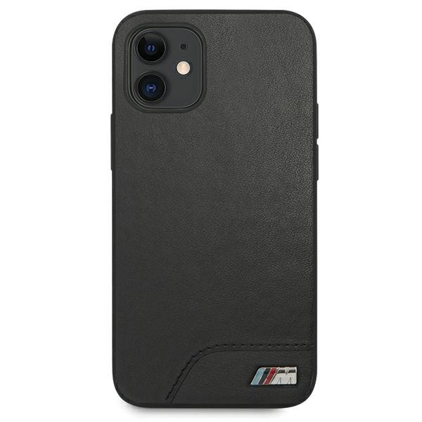 Puzdro BMW Apple iPhone 12 Mini M Collection Smooth PU BMHCP12SMHOLBK Black Hardcase 