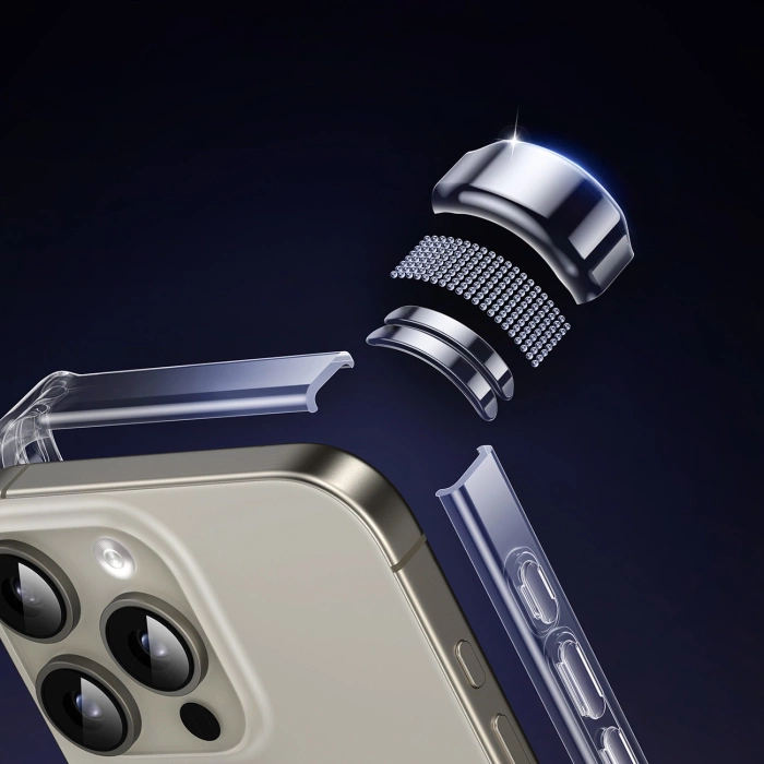 Etui Ugreen Bright Cushion iPhone 16 Pro (przezroczyste)