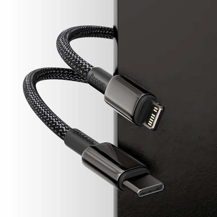 Baseus CATLWJ-A01 Lightning - USB-C PD 20W 480Mb/s 2m cable - black