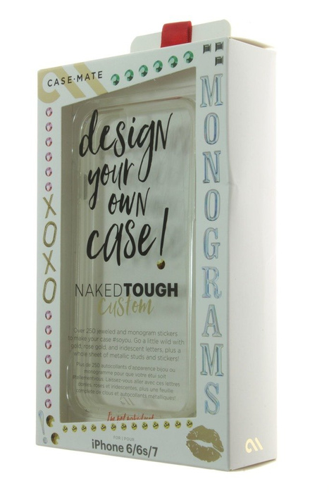 Case Apple iPhone 6S 6 8 7 Case-Mate Naked Tough Cover Custom Transparent