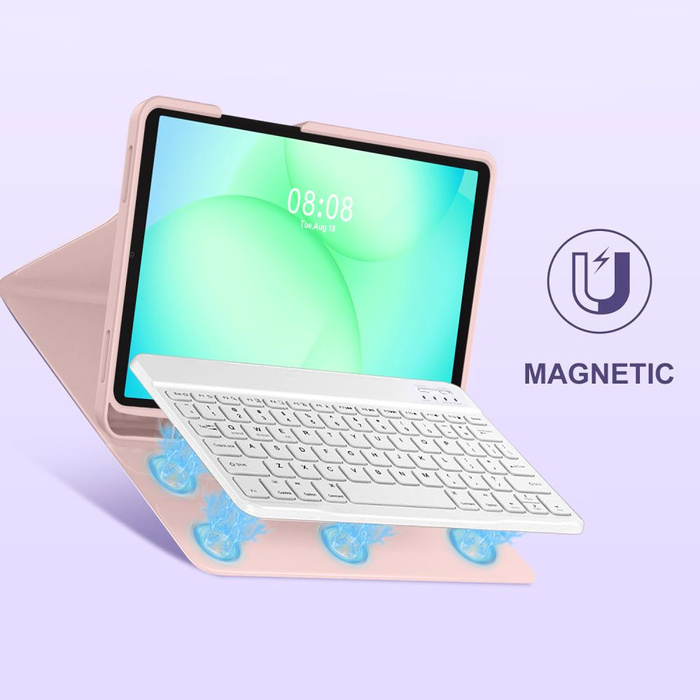 TECH-PROTECT SC PEN + KEYBOARD GALAXY TAB A9 / A11 8.7 X110 / X115 / X133 / X135 PINK