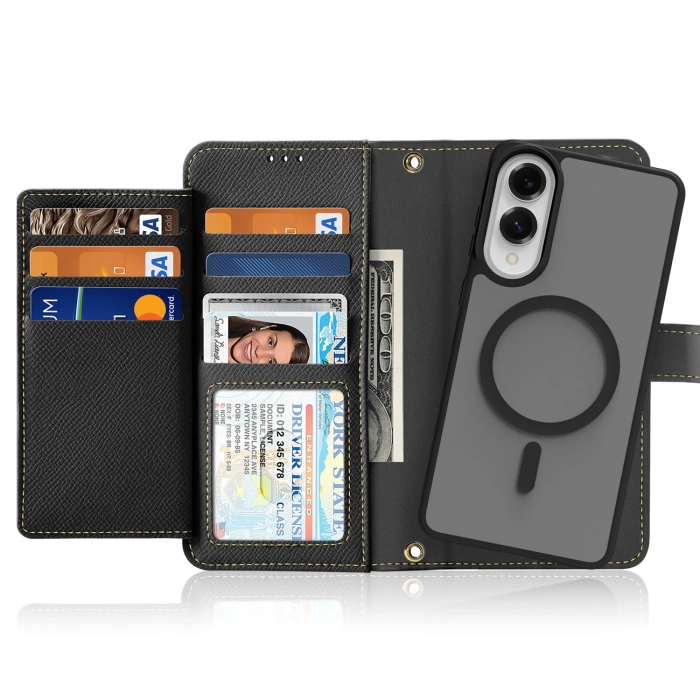 Dux Ducis Lava Case mit MagSafe für Samsung Galaxy S25 Edge - Schwarz