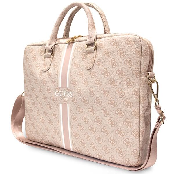 Sac Guess GUCB15P4RPSP 16" rose/ rose 4G Printed Stripes