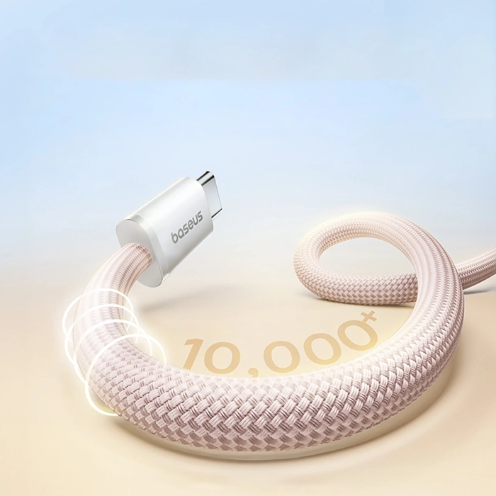 Kabel Baseus Dynamic 4 Pro 100W USB-C - USB-C 1m - różowy