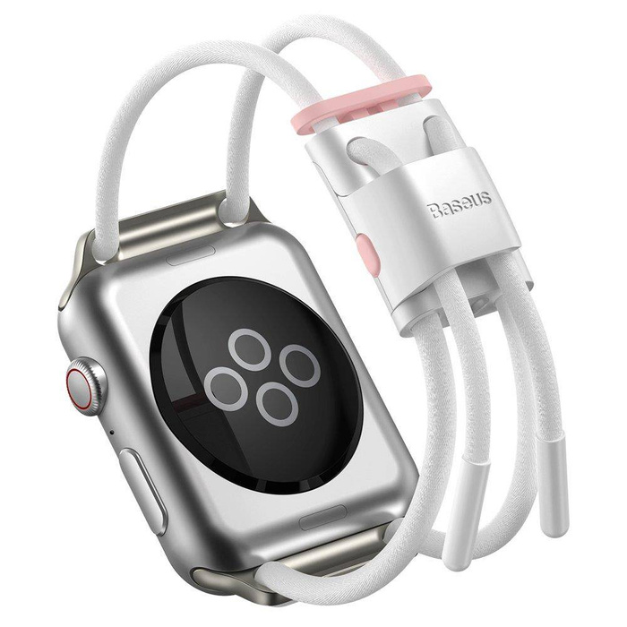 Baseus Strap Band Armband für Apple Watch 38 mm / 40 mm weiß (lbapwa4-a24)