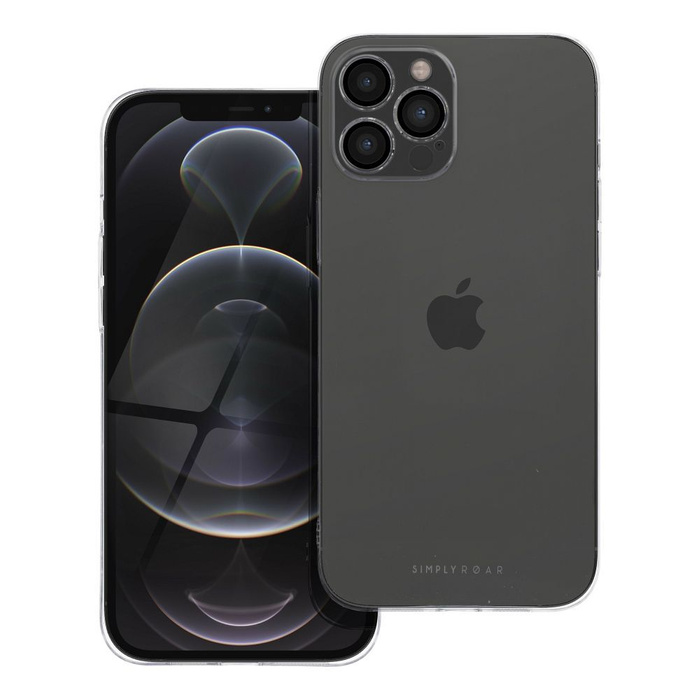 ROAR futerał PURE SIMPLE FIT do IPHONE 12 Pro Max Transparentny