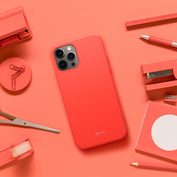 Roar Bunte Geleetasche Case - für iPhone 14 Pfirsich