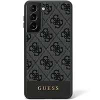 Obal Guess GUHCS23SG4GLGR S23 S911 black/black hardcase 4G Stripe Collection Case