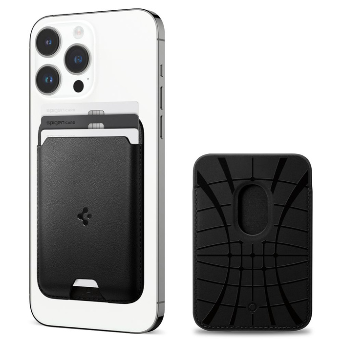 Wallet Spigen VALENTINUS PRO MagSafe WALLET BLACK