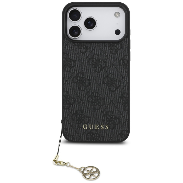 Etui Guess 4G Charms Collection MagSafe  do iPhone 17 Pro Max czarny