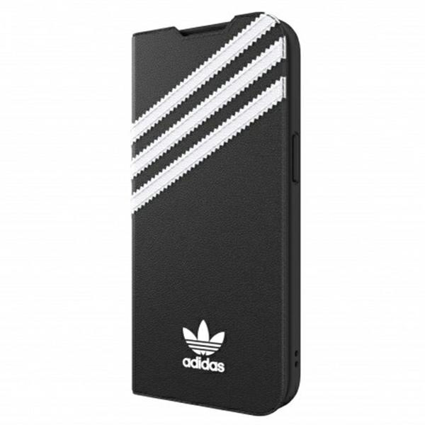 Adidas OR Booklet Case PU iPhone 13 Pro / 13 6.1" schwarz weiß/schwarz weiß 47112