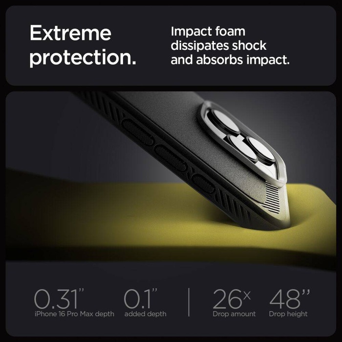 Spigen Rugged Armor Mag MagSafe IPhone MATTE 16 PRO MAX NOIR