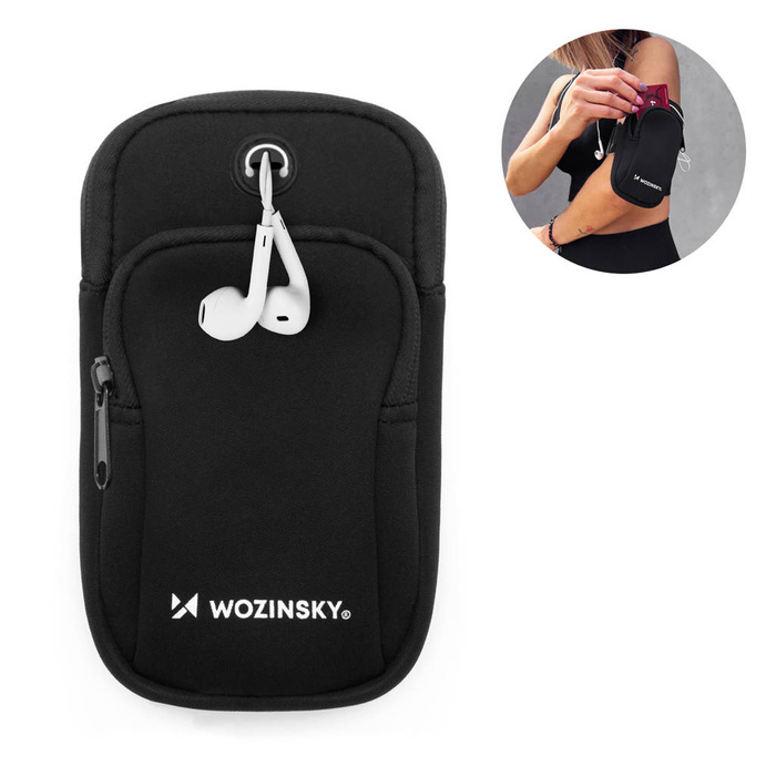 Wozinsky brassard de téléphone en cours d'exécution noir (WABBK1)