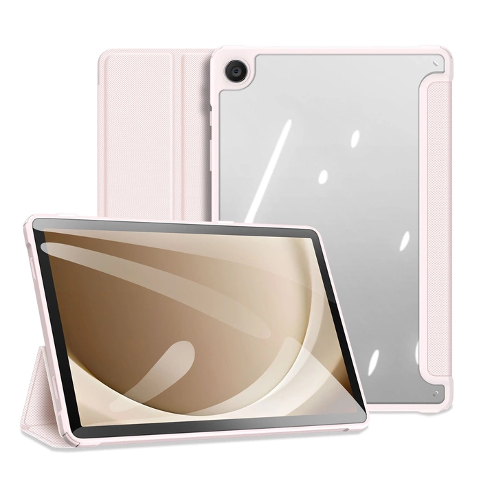 Custodia Dux Ducis Toby con supporto a ribalta per Samsung Galaxy Tab A9+ - rosa