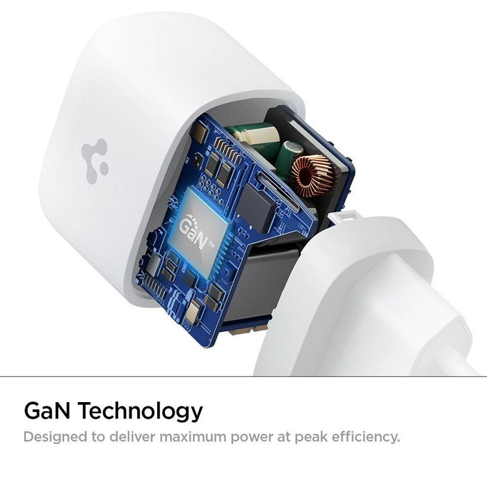 CARICABATTERIE SPIGEN PE2009EU POWERARC NETWORK CHARGER PD20W/3A BIANCO