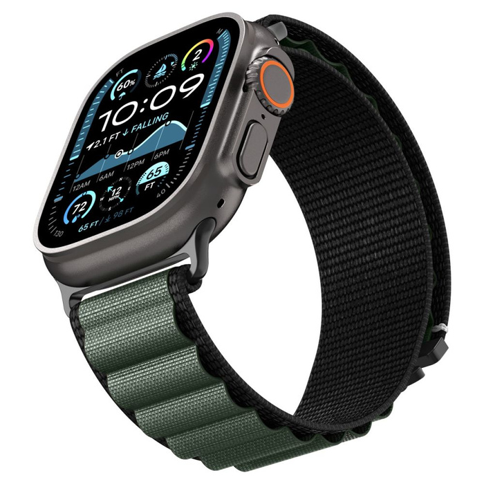Spigen WBF1 BAND Apple Watch 6 / 7 / 8 / 9 / 10 / SE / ULTRA 1 / 2 (44 / 45 / 46 / 49 MM) NOIR/VERT
