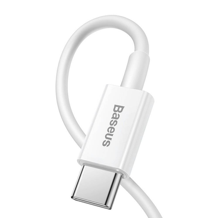 Baseus Superior Cable USB Type C - Lightning Power Delivery 20 W 1 m White (CATLYS-A02)