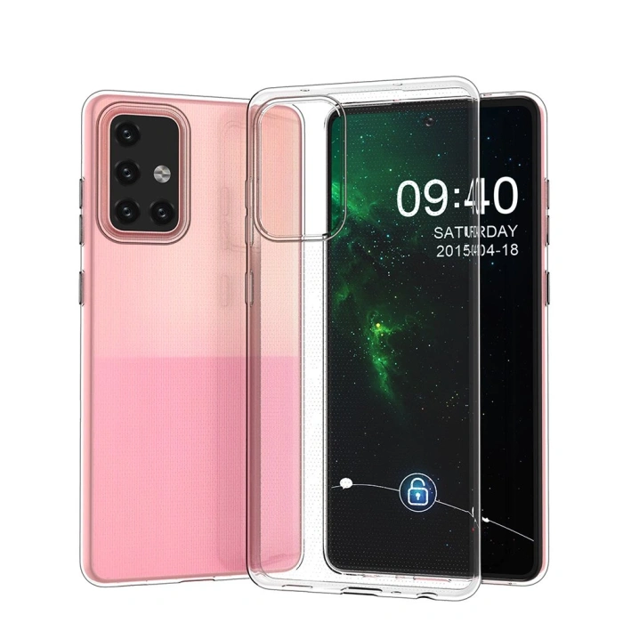 Żelowy pokrowiec etui Ultra Clear 0.5mm Samsung Galaxy A73 przezroczysty