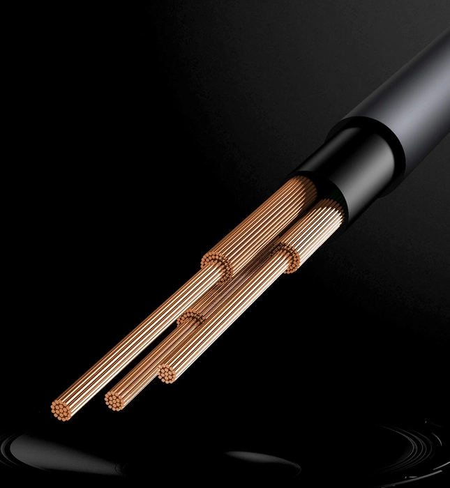 Baseus Stereo Audio AUX Kabel 3,5 mm Miniklinke - USB Typ C für Smartphone 120cm schwarz (CAM01-01)