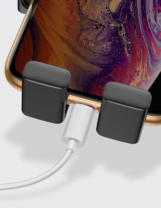 Baseus Cube Gravity Autohalterung für das Lüftungsgitter Luftzufuhr für das Telefon schwarz (SUYL-FK01)