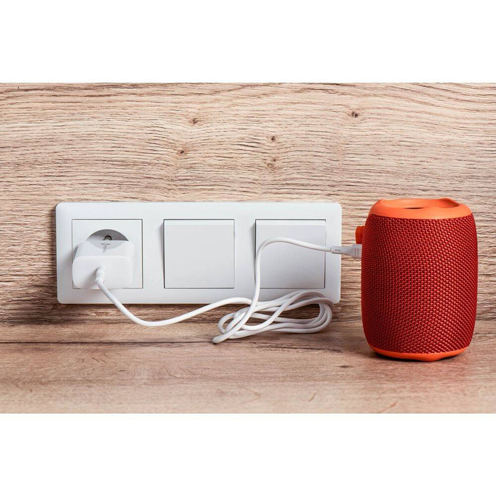 Ładowarka sieciowa do telefonu Forcell F-Energy USB C QC4.0 PD 3A 20W + kabel USB C do Lightning TFK-TC-20WPD biała