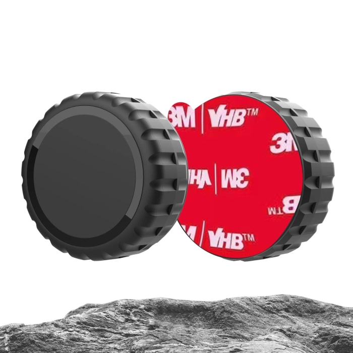 Apple AirTag Case, Anschraubbar, Wasserfest, Selbstklebend - Schwarz - 4 Stück