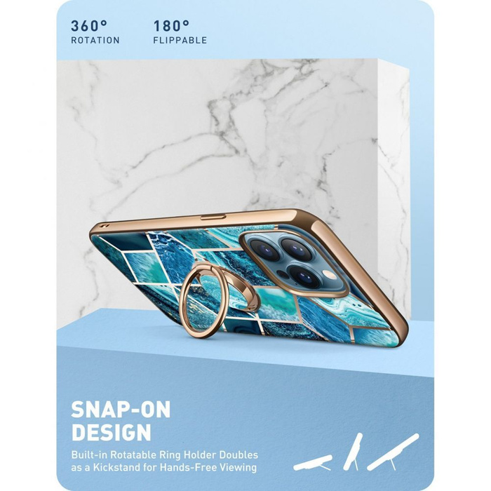  SUPCASE  13 Pro Iblsn Cosmo Snap Ocean Blue Case