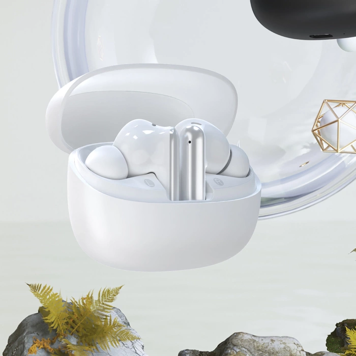 Dudao U21 TWS ANC ENC Bluetooth Wireless Headphones - White