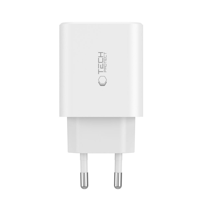 TECH-PROTECT C30W 3-PORT NETZWERK-LADEGERÄT PD30W/QC3.0 WEISS