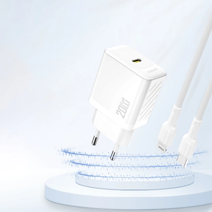 Dudao A26 PD20W GaN USB-C Ladegerät - Weiß