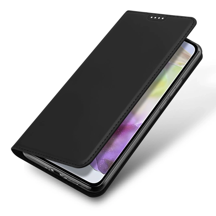 Dux Ducis Skin Pro Hülle für Samsung Galaxy A36 5G / A56 5G mit Klappdeckel und Kartenfach - Schwarz
